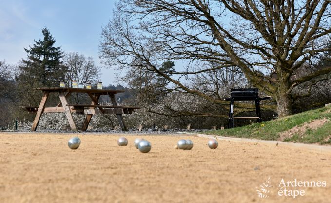 Charmante chalet in Vencimont voor 4-6 personen: gerenoveerd 2025, gezinsvriendelijke voorzieningen en fietsvriendelijke locatie