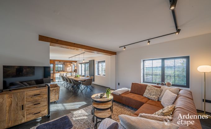 Chalet met hottub, biljart en een prachtig uitzicht in Vencimont voor 6 personen