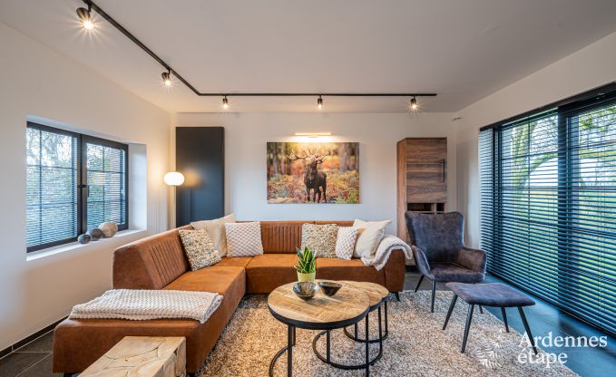 Chalet met hottub, biljart en een prachtig uitzicht in Vencimont voor 6 personen