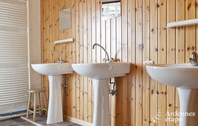 Groot vakantiehuis vlakbij Vielsalm voor 21 personen met 7 slaapkamers, 4 badkamers, speelruimte en privtuin