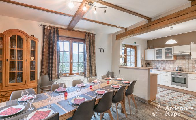 Vakantiehuis met wellness in Vielsalm voor 12 personen in de Ardennen