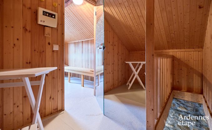 gezellige vakantiewoning met 5 slaapkamers, jacuzzi, sauna en priv tuin in Vielsalm Ardennen