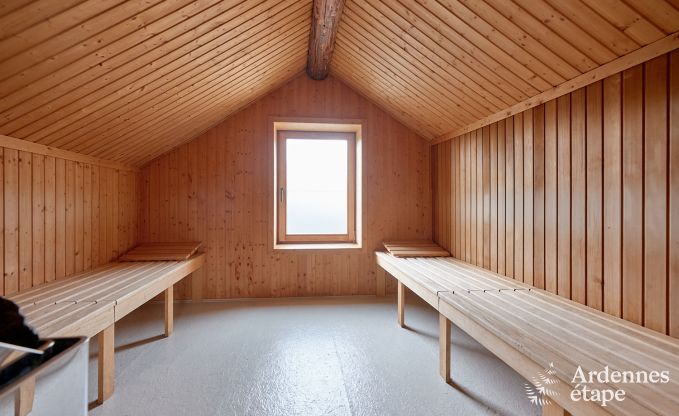 gezellige vakantiewoning met 5 slaapkamers, jacuzzi, sauna en priv tuin in Vielsalm Ardennen