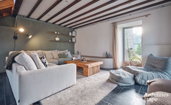 Charmante dorpswoning voor 10 personen in Yvoir: hottub, open haard, grote priv�tuin